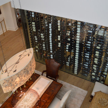 Floor to Ceiling Custom Wine Rack Ideas