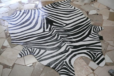Zebra Floor Cloth