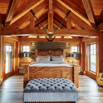 Master Bedroom in Hill Top Retreat, Collingwood