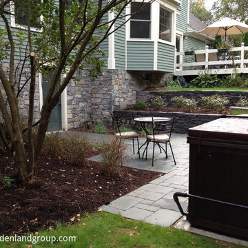 walk out basement spa
