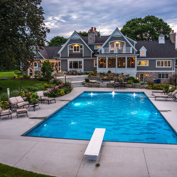 Backyard Pool, Patio, Perennials, and FUN in Barrington, IL