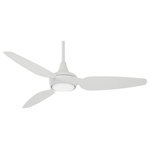 Minka Aire - Minka Aire Seacrest Led F675L-WHF 60" Led Ceiling Fan in Flat White - Length : 60