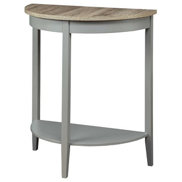 ACME Joey Console Table, Gray Oak and Gray