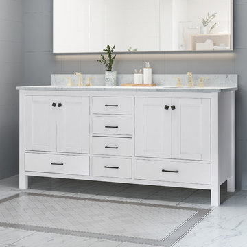 Beautiful White Double Vanity