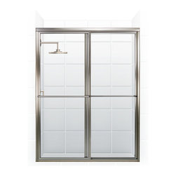 Newport Series Shower Doors / Tub Enclosures (Nickel / Clear) - Shower Doors