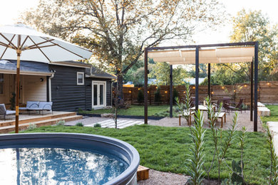 Trendy home design photo in Austin
