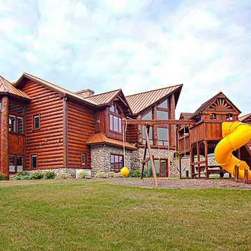Erin, Wisconsin Project by Wisconsin Log Homes - www.wisconsinloghomes.com