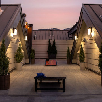 Ski Resort Rooftop Deck