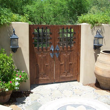 mexican courtyard gates