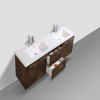 Eviva Luxury 84" Bathroom Vanity, Rosewood