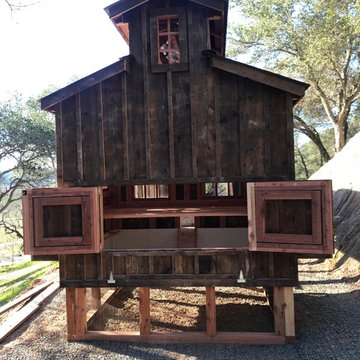 Custom Red Cedar Chicken Coop - Davis Estates