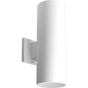 2-Light Wall Lantern, White