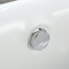 Miseno MT6831FSO 68" Freestanding Acrylic Soaking Tub - White