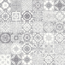 Arabian Hand Painted looking Porcelain Tile - Wall And Floor Tile