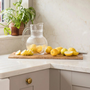 Banish the Beige: Calacatta Gold Superior worktops