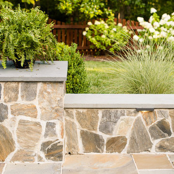 Variegated Bluestone Backyard Retreat in Glen Allen