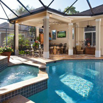 Bonita Bay, Bonita Springs, Florida Luxury Kitchen and Outdoor Living Remodel