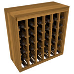 Wine Racks America - 36-Bottle Deluxe Wine Rack,  Redwood, Oak Stain - *Please Note*