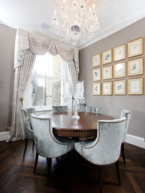 Grey Walls Gold Frames Houzz