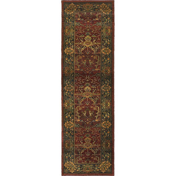 Oriental Weavers Sphinx Kharma 465r4 Rug, Red/Green, 2'3"x7'6" Runner
