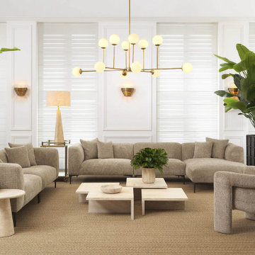 Timeless Comfort in Organic Curves • Curated Room 01