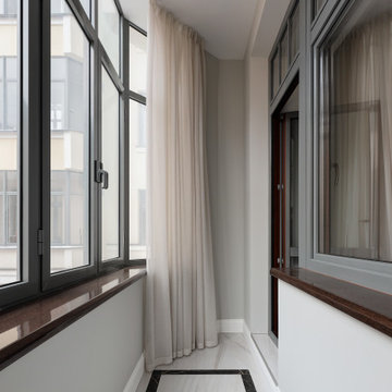Реализованный дизайн-проект квартиры 90 кв.м.в стиле неоклассика