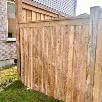 Board and Batten Style Fence