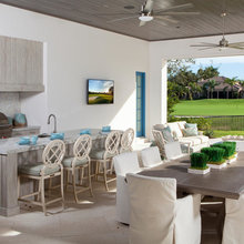 outdoor kitchen dining New