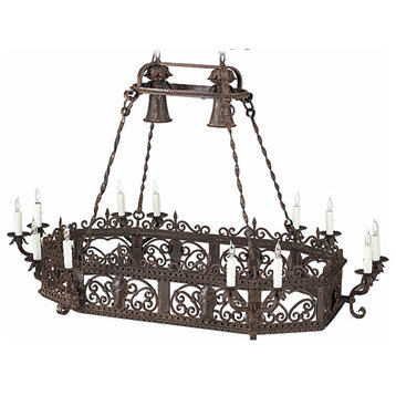 Silao Wrought Iron Chandelier