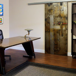 Installed Steel Barn Doors - Products
