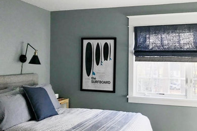 Mid-sized urban bedroom photo in Philadelphia