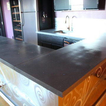 Concrete coutertops