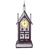 Architectural Woven Wire Clock with Look Face