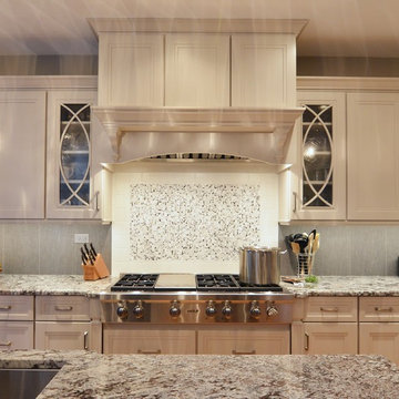 Elegant Transitional "L Shaped" Kitchen in Wheaton by Adam Hartig AKBD
