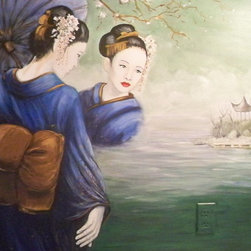 Geisha Mural - Paintings