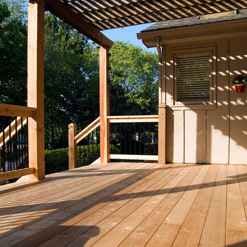 Klaus - Cedar deck in KC with pergola.