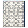 Safavieh Amherst Collection AMT413 Rug, Ivory/Navy, 8'x10'