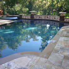 Swimming Pool Stone Accents