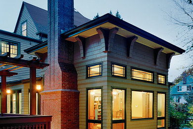 Example of a classic exterior home design in Boston