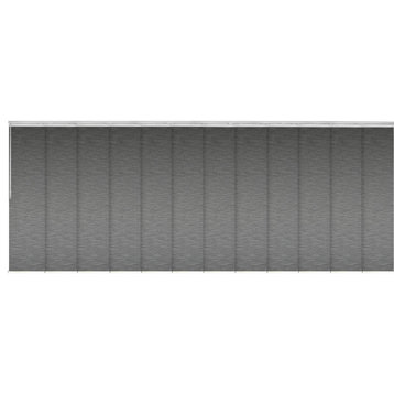 Talha 12-Panel Track Extendable Vertical Blinds 140-260"W