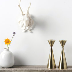 Taper Candlesticks - Brass - Candleholders