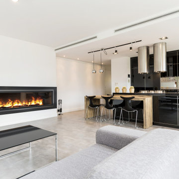 VITA Fireplaces 72" Single-Sided | Built-In Linear Vapor-Fire Feature
