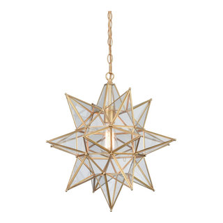 Picture of Modern Star Pendant Light, 20 Inch - Mediterranean - Pendant Lighting ...