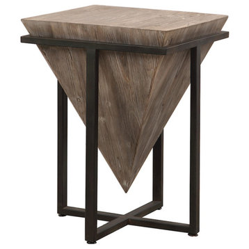 Uttermost Bertrand Wood Accent Table, 24864