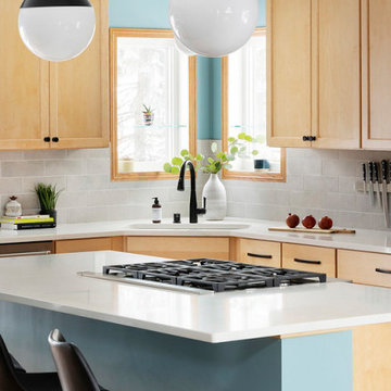 Light & Bright Kitchen Remodel | Burnsville, MN | White Birch Design LLC