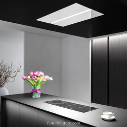 36&Prime; Savona White Ceiling Range Hood - Range Hoods And Vents