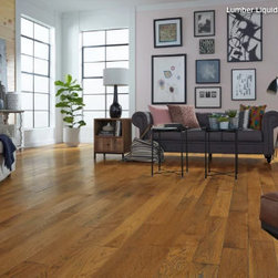 BELLAWOOD Artisan Distressed  3/4" x 5" Pepperell Hickory Solid Hardwood - Hardwood Flooring