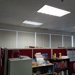 Vertical Blinds in Commercial Setting - Vertical Blinds