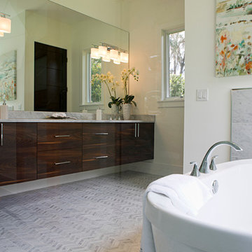 "Boca Textured" Floating Bathrooms several colors