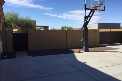 Inspiration for a contemporary exterior home remodel in Phoenix